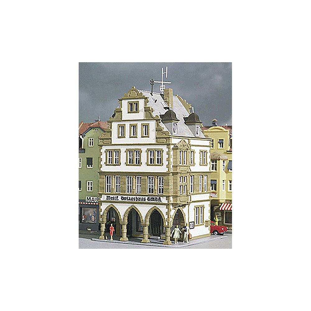 Kibri 38382 HO Scale Publishing House -- 4-11/16 x 4-11/16 x 6-7/8"  12 x 12 x 17.5cm