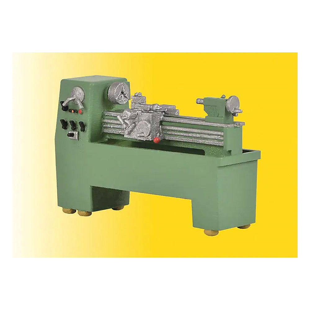 Kibri 38672 HO Scale Lathe - Assembled & Decorated -- Green