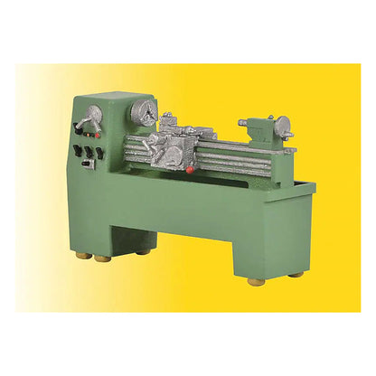 Kibri 38672 HO Scale Lathe - Assembled & Decorated -- Green