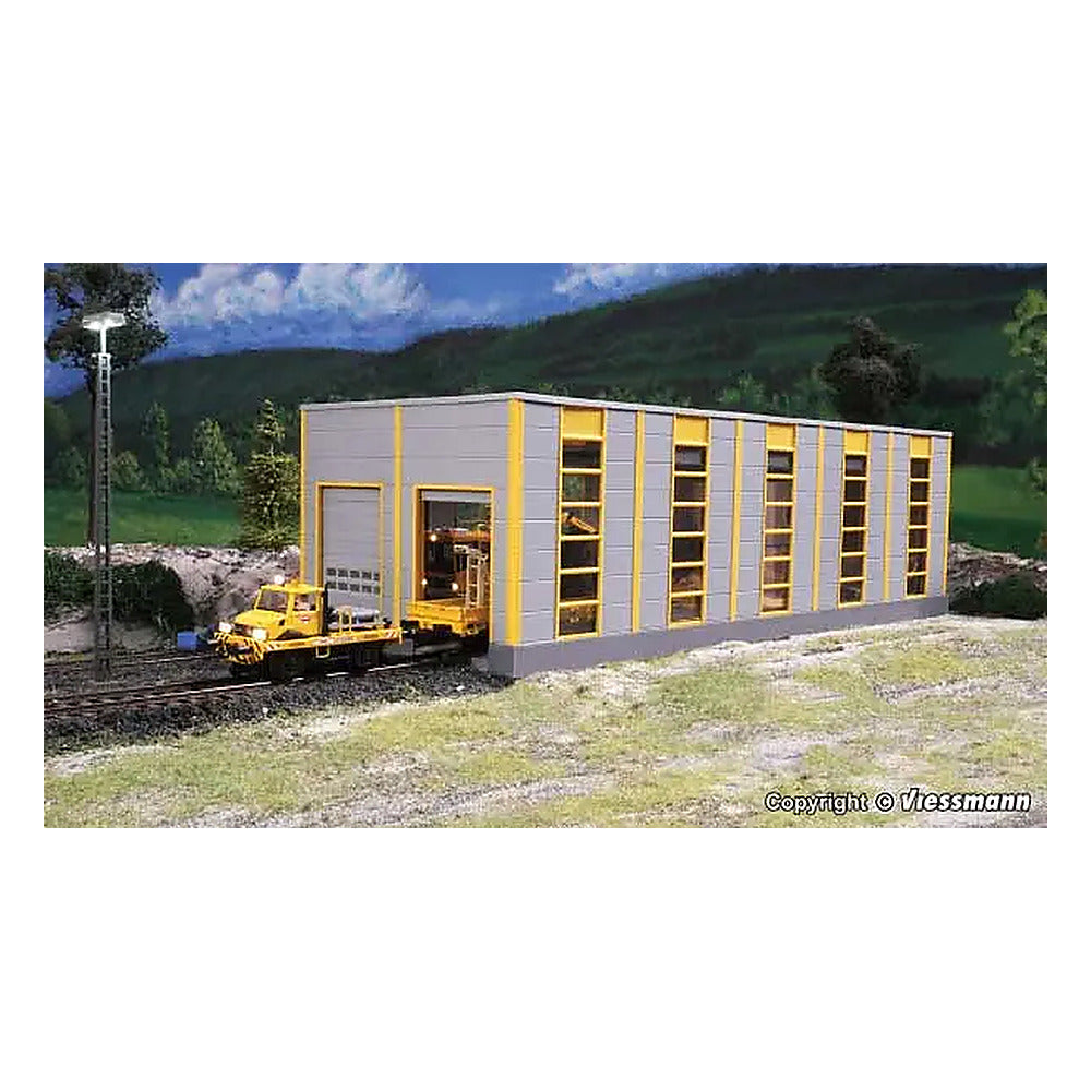 Kibri 39252 HO Scale Modern Engine House - Maintenance Bay -- Kit - 34.9 x 14.3 x 12.5cm
