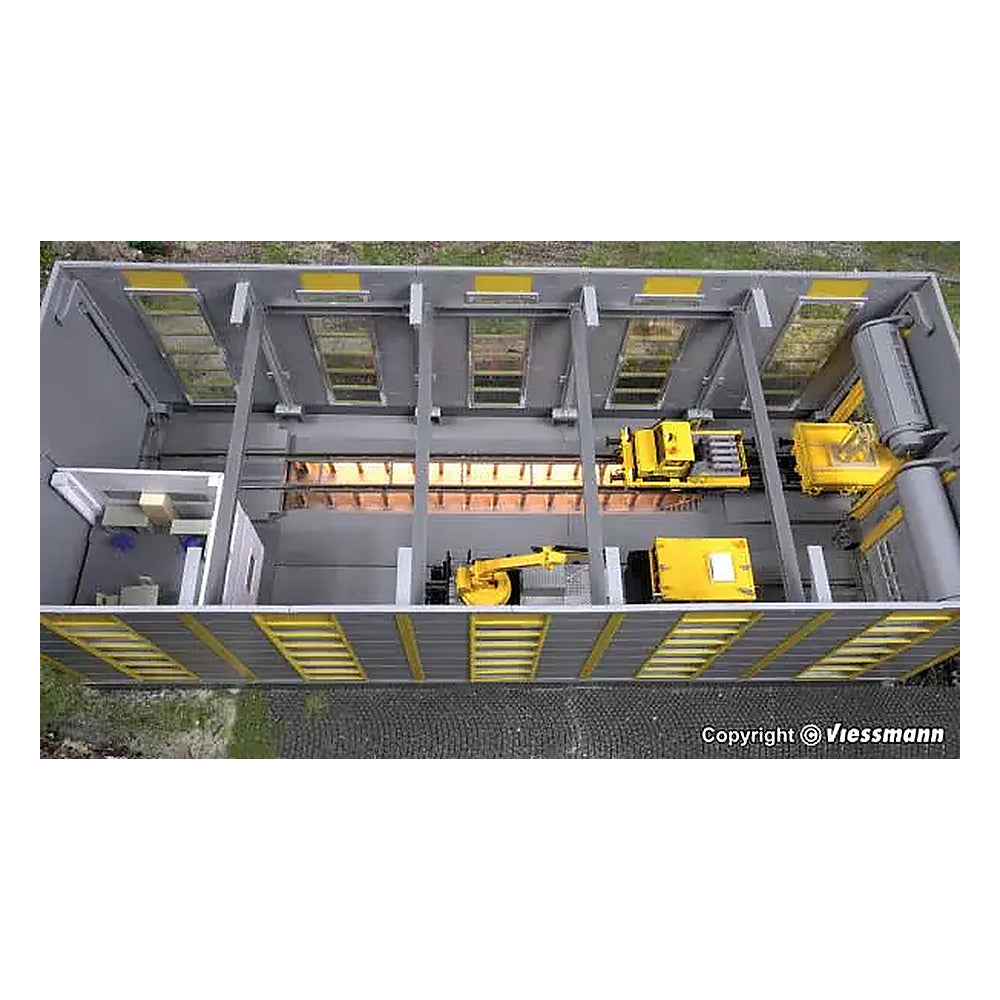 Kibri 39252 HO Scale Modern Engine House - Maintenance Bay -- Kit - 34.9 x 14.3 x 12.5cm