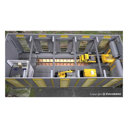 Kibri 39252 HO Scale Modern Engine House - Maintenance Bay -- Kit - 34.9 x 14.3 x 12.5cm