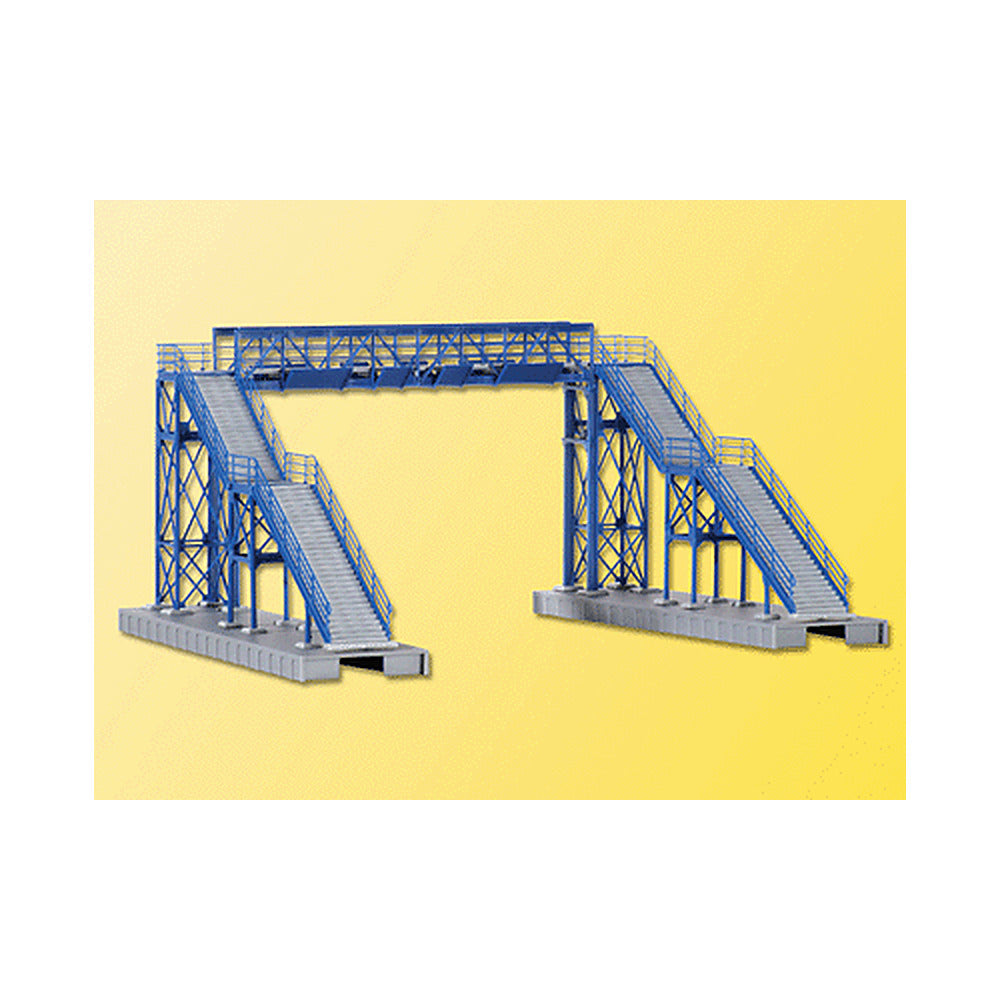 Kibri 39301 HO Scale 2-Track Steel Footbridge -- 9-3/16 x 8 x 4-13/16"  23 x 20 x 12cm