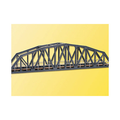 Kibri 39700 HO Scale Steel Elbow Bridge w/o Bridgeheads -- Single-Track - 17-23/32 x 3-5/32 x 4-17/32"  45 x 8 x 11.5cm