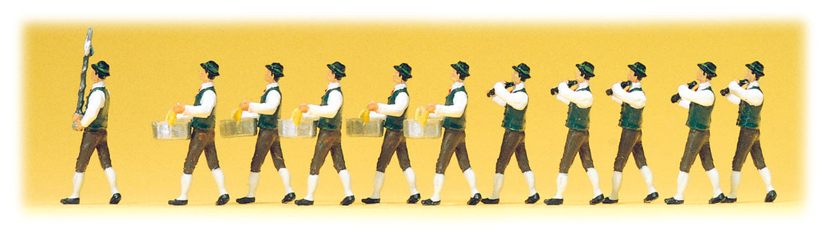 Preiser 24602 HO Scale Marching Band Figure Set