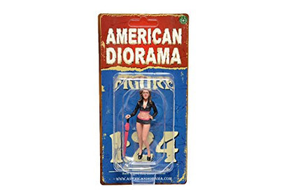 Umbrella Girl II Figure For 1:24 Scale Models by American Diorama