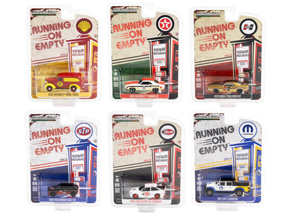 "Running on Empty" 6 piece Set Series 14 1/64 Diecast Model Cars by Greenlight  free shipping USA