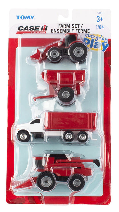 Ertl 47004 1/64 Case IH 4-Piece Farm Playset