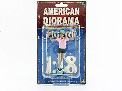 Skateboarder Figurine IV for 1/18 Scale Models by American Diorama