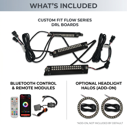 Ford Mustang Multicolor Flow Series DRL Boards (2015-2017)