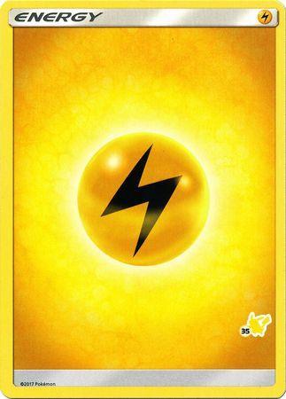 Lightning Energy (Pikachu Stamp #35) [Battle Academy 2020]