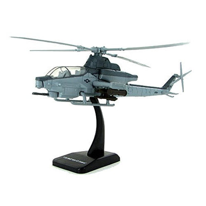 Bell AH-1Z Cobra Helicopter Gray "US Air Force" "Military Mission" Series 1/55 Diecast Model by New Ray