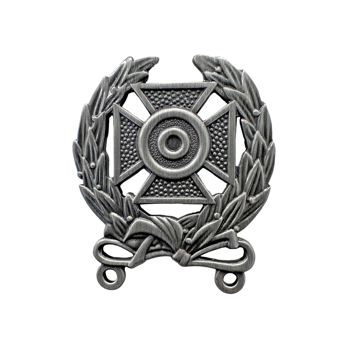 U.S. Army Expert Shooting Badge Silver-Oxidized STA-BRITE®