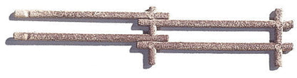 Noch 13010 HO Scale Round Timber Field Fence, 18 Sections