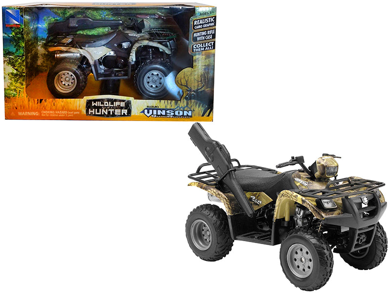 Suzuki Vinson 500 4X4 Quad Runner Green ATV 1/12 Diecast Motorcycle Model by New Ray  free shipping USA