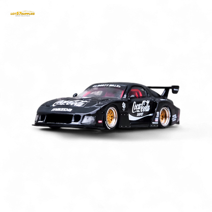 INNO64 Mazda RX-7 LBWK Black 1:64