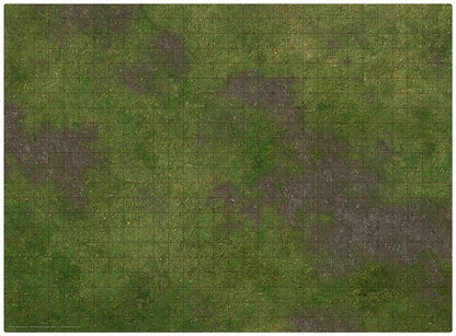 Monster Scenery: 22x30" Adventure Mat - Broken Grassland / Desert Scrubland