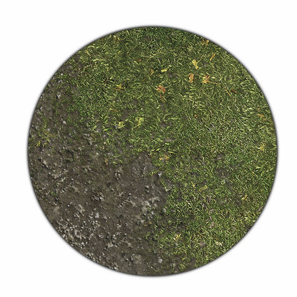 Monster Scenery: 3x3 Game Mat - Broken Grassland/Desert Scrubland