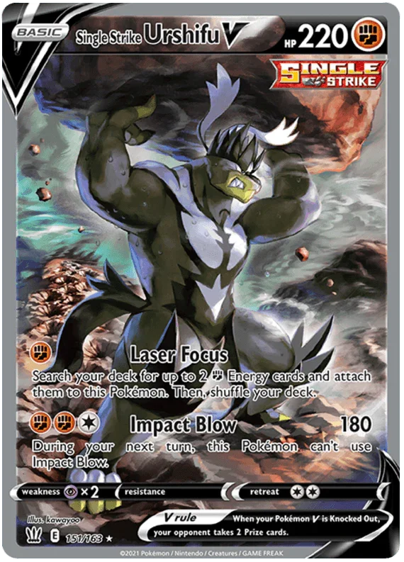 Single Strike Urshifu V (151/163) [Sword & Shield: Battle Styles]