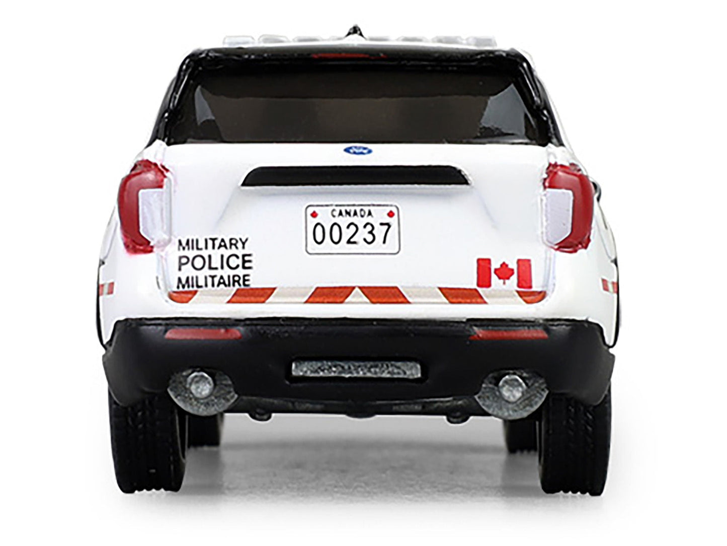 2024 Ford Police Interceptor Utility "Canada Military Police" White with Graphics "Hot Pursuit - Canada Special Edition" Series 1/64 Diecast Model Car by Greenlight