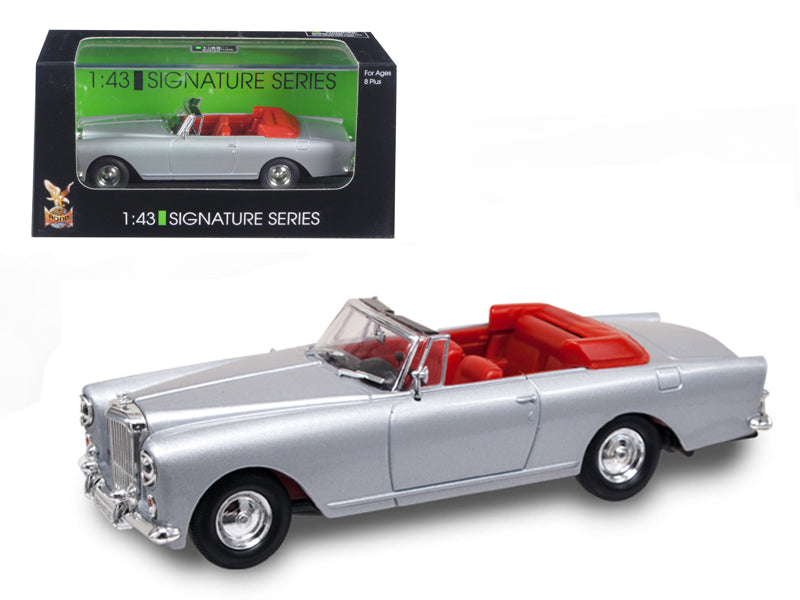 1961 Bentley Continental S2 Park Ward DHC Convertible Silver 1/43 Diecast Car Model by Road Signature  free shipping USA