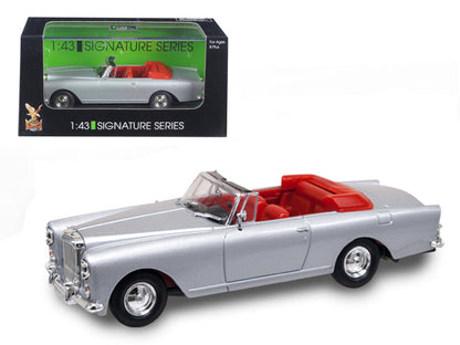 1961 Bentley Continental S2 Park Ward DHC Convertible Silver 1/43 Diecast Car Model by Road Signature  free shipping USA