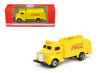 1947 Coca Cola Delivery Bottle Truck Yellow 1/87 Diecast Model by Motorcity Classics  free shipping USA