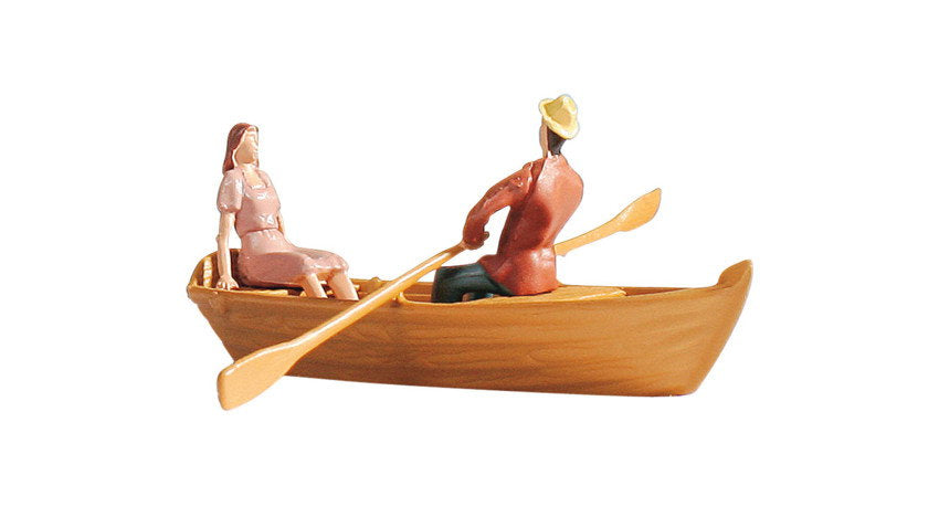 Noch 16800 HO Scale Row Boat with 2 Figures