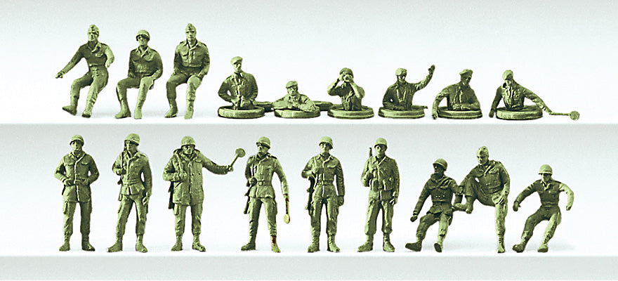 Preiser 16510 HO Scale Bundeswehr Sentries & Crew Figures
