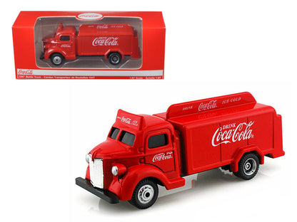 1947 Coca Cola Delivery Bottle Truck Red 1/87 Diecast Model by Motorcity Classics  free shipping USA