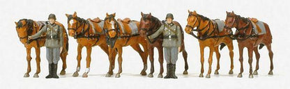 Preiser 16597 HO Scale Former German Army WWII - Unpainted Figures