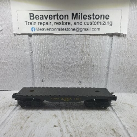 LIONEL SANTA FE BULKHEAD FLATCAR (O27), 70-72, 75-79