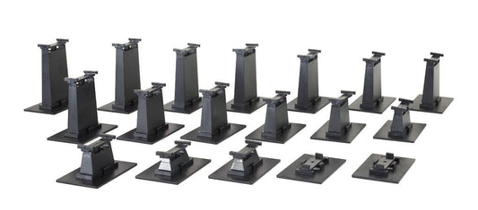 Bachmann 44595 HO Scale Train E-Z Track System 18-PCS Graduated Pier Bridge Set