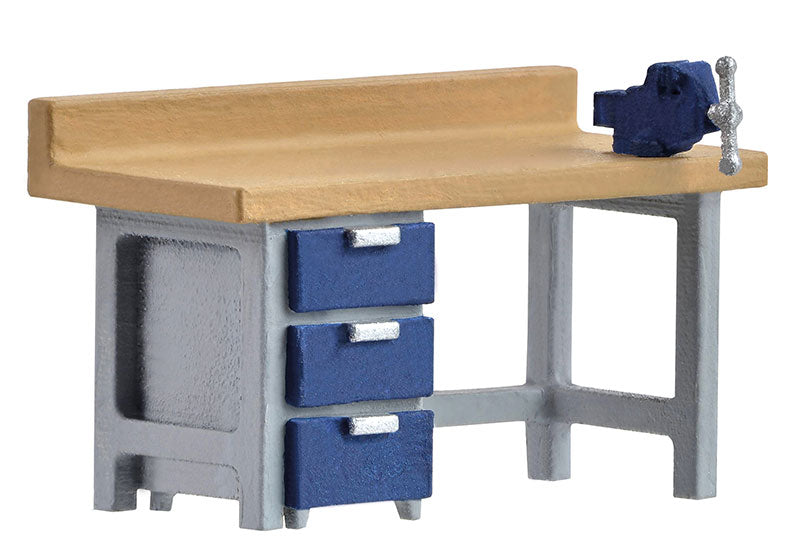 Kibri 38675 1/87 HO Scale Work Bench, Plastic Model