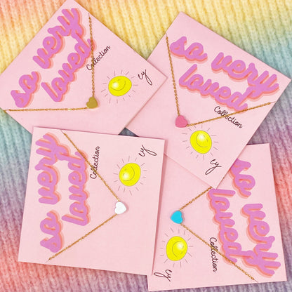 So Very Loved Heart Necklace by Ellisonyoung.com