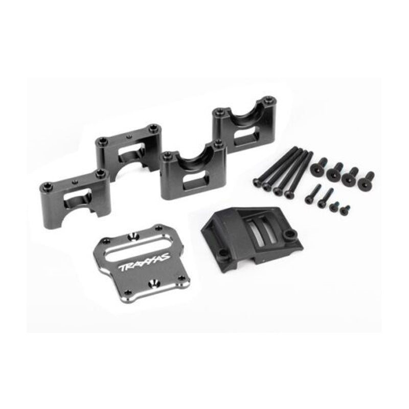 Traxxas 9584A Alum Mount Center Diff Carrier Dark Titanium TRA9584A