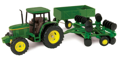 Ertl 15489 1/32 John Deere 6410 Tractor, Barge Wagon & Disc