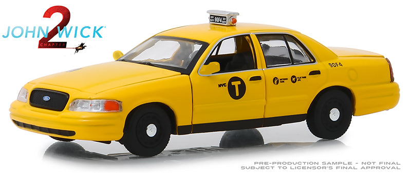 Greenlight 86561 1/43 2008 Ford Crown Victoria Taxi, John Wick 2