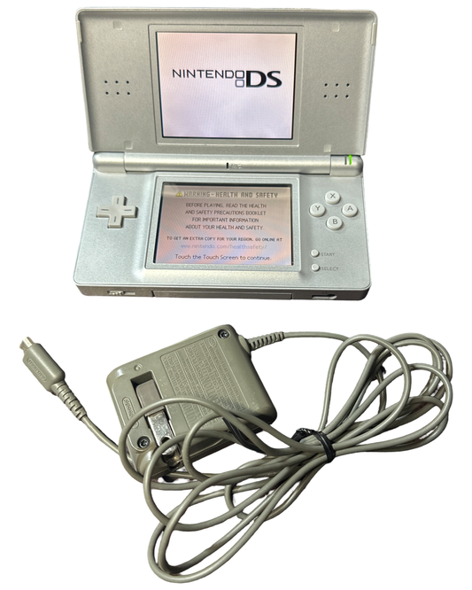 Metallic Silver Nintendo DS Lite - Nintendo DS