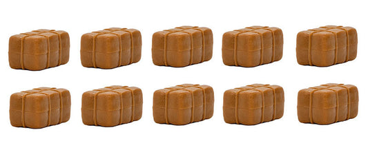 Vollmer 45243 1/87 Square Hay Bales 10-Piece Set, HO Scale