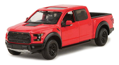 Motormax 79344-R 1/27 2017 Ford F-150 Raptor Pickup, Red