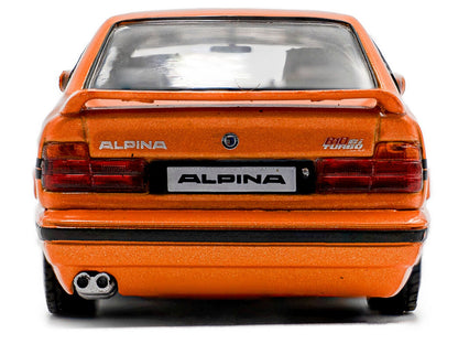 1994 BMW E34 Alpina B10 BiTurbo Orange Metallic with Black Stripes 1/43 Diecast Model Car by Solido