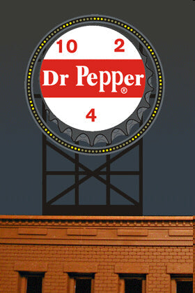 Miller Engineering 2681 O/HO Scale Dr Pepper Billboard