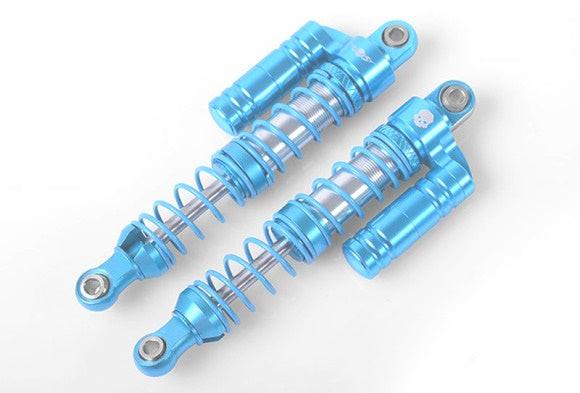 RC4WD RC4Z-D0057 Ballistic Fabrication Dual Spring Piggyback Shocks Blue/Silver