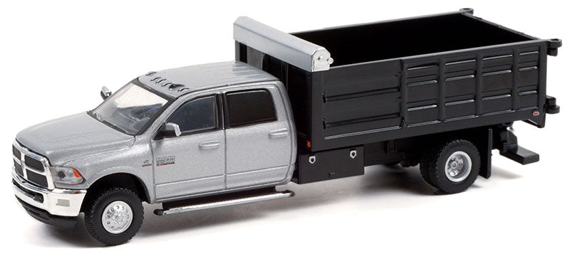Greenlight 46080-E 1/64 Scale 2018 Ram 3500 Dually Landscaper Dump Truck