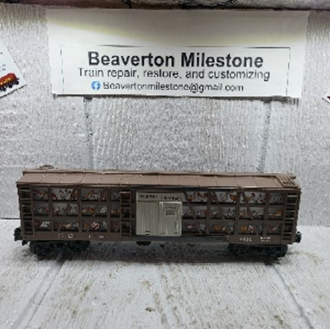 LIONEL POULTRY DISPATCH OPERATING CHICKEN CAR, 83-85 9221