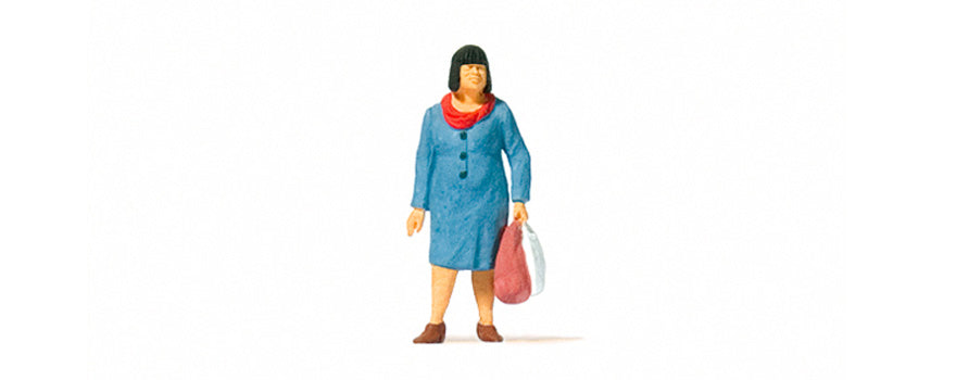 Preiser 28201 HO Scale Going Shopping Figure