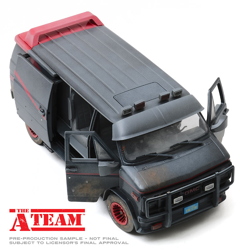 Greenlight 13567 1/18 1983 GMC Vandura Weathered, A-Team