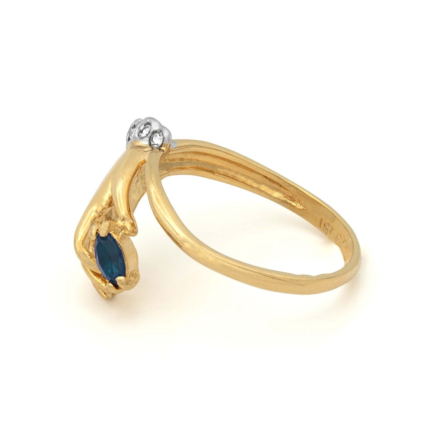 Vintage Austrian Crystals 18k Yellow Gold Matte or Polished Finish Made in USA by PVD Vintage Jewelry