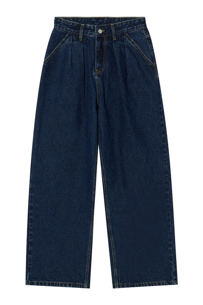 Wide Leg Jeans with Pockets